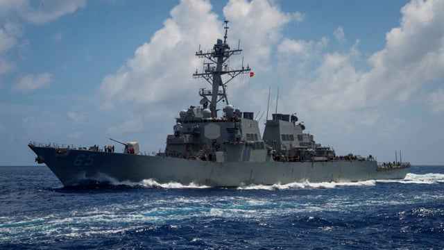 Chinese military says ‘warned’ US warship to leave S. China Sea