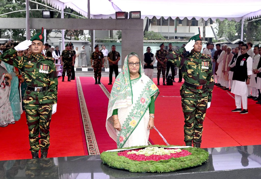 PM pays homage to Bangabandhu on Mujibnagar Day