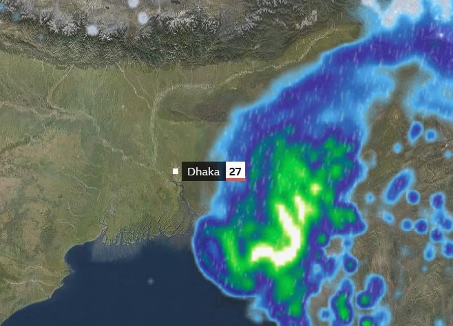 Cyclone Mocha makes landfall along Naf River coastlines