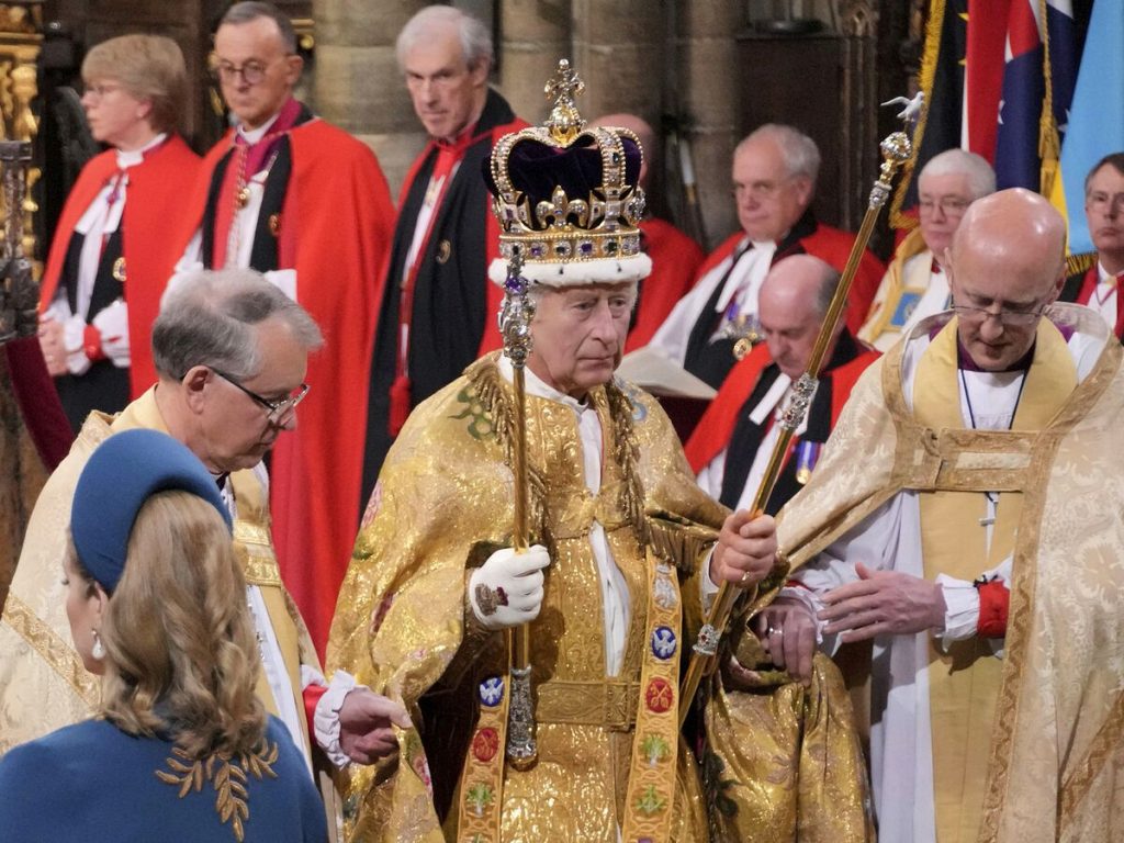 Charles III crowned king at first UK coronation in 70 years