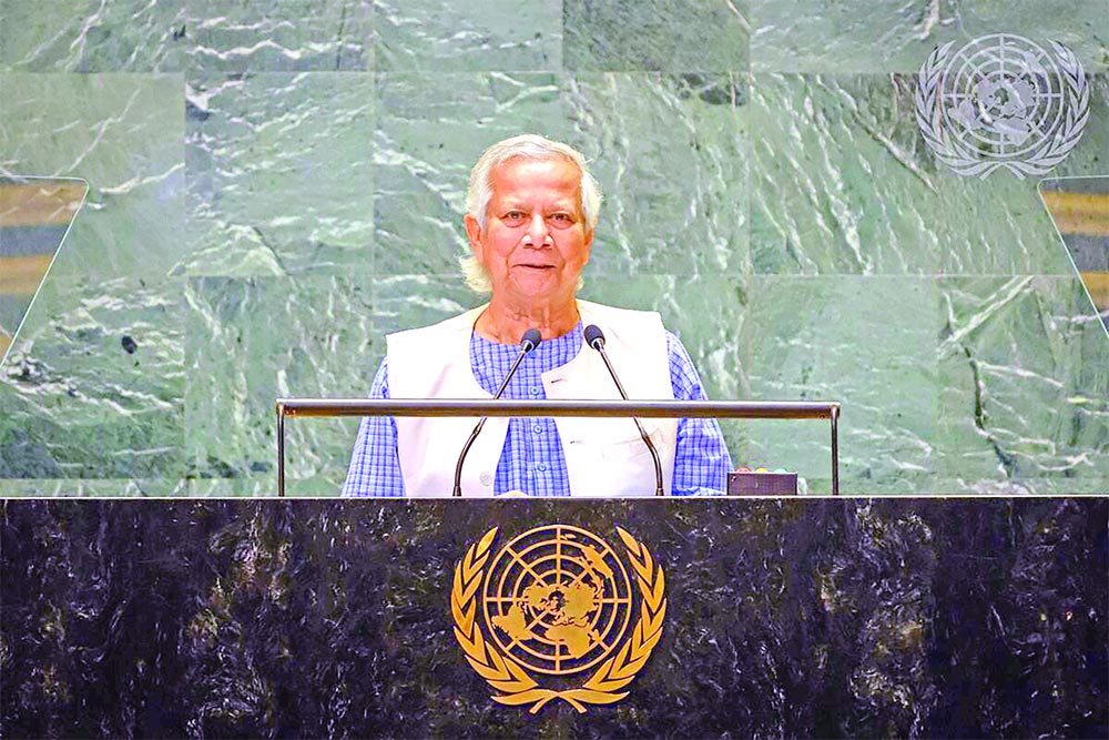 Engage with new BD to realise democracy, prosperity, Yunus to world leaders at UNGA