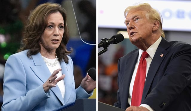 Harris says she believes Trump is a fascist