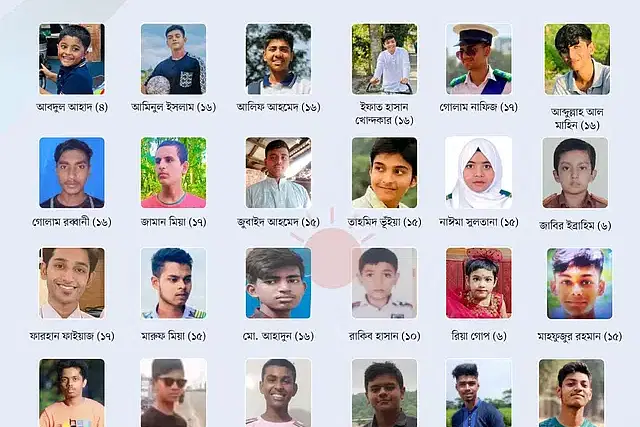 মহিলা ও শিশুবিষয়ক মন্ত্রণালয়ের তথ্য অভ্যুত্থানে ১৩২ শিশু–কিশোর ও ১১ নারীর মৃত্যু