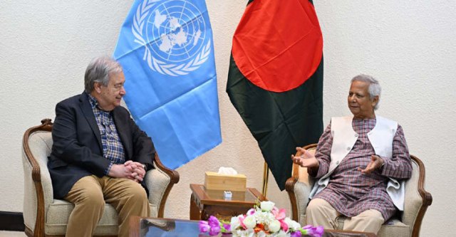 UN chief backs Bangladesh reforms, voices concern over Rohingya aid cuts।