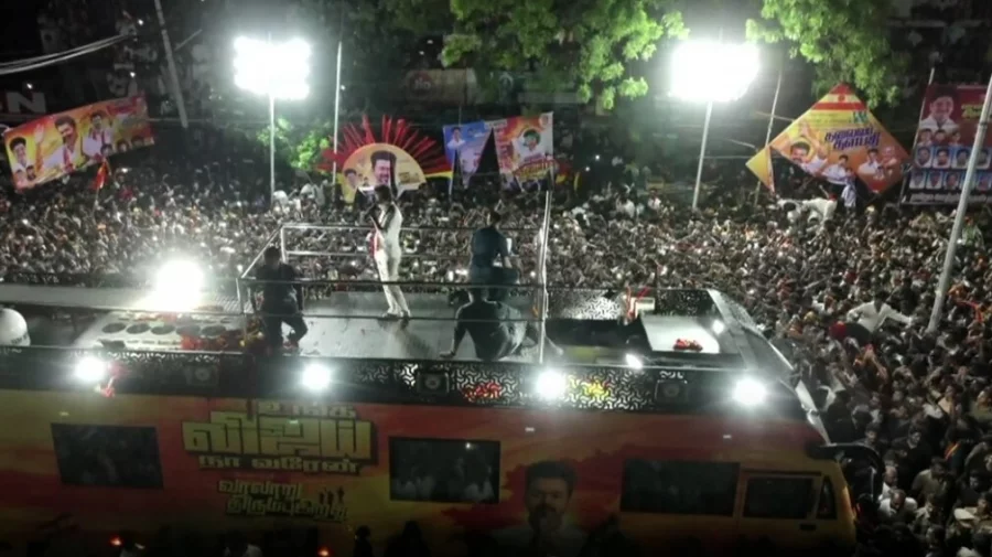 36 die in stampede at Vijay’s TVK rally in Tamil Nadu The victims include at least six children, nine men and 16 women Around 30,000 people had gathered at the rally Chief Minister Stalin ordered urgent medical aid and relief operations Vijay cut his speech short after attendees fainted in overcrowded gathering