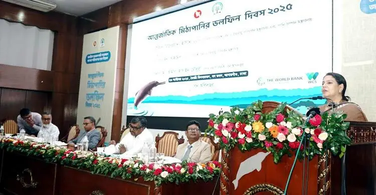 ডলফিন: নদী সুস্থতার প্রতীক, পরিবেশ উপদেষ্টা সৈয়দা রিজওয়ানা হাসান