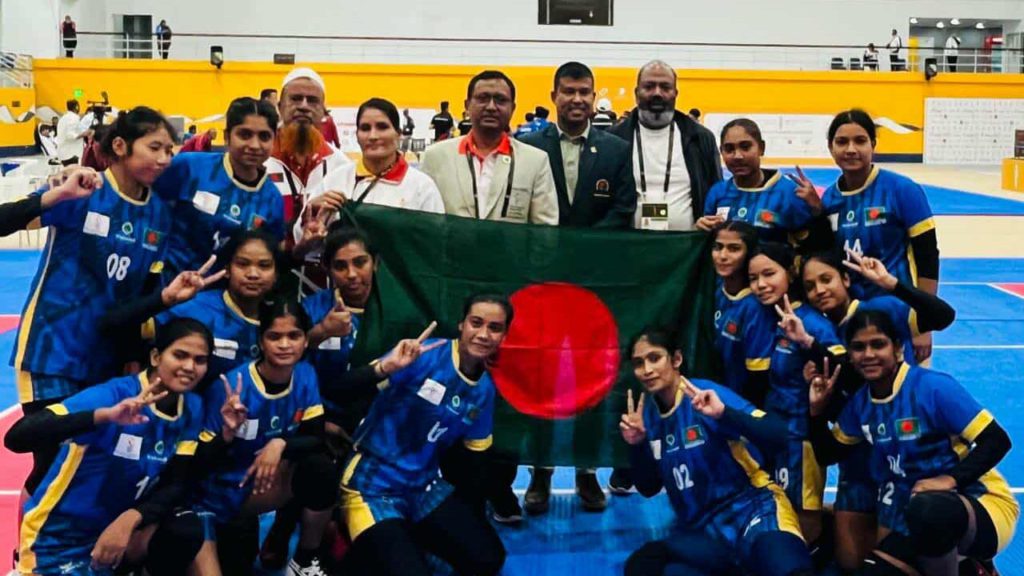 যুব এশিয়ান গেমসে ইতিহাস গড়ল বাংলাদেশ নারী কাবাডি দল, প্রথমবার পেল পদক