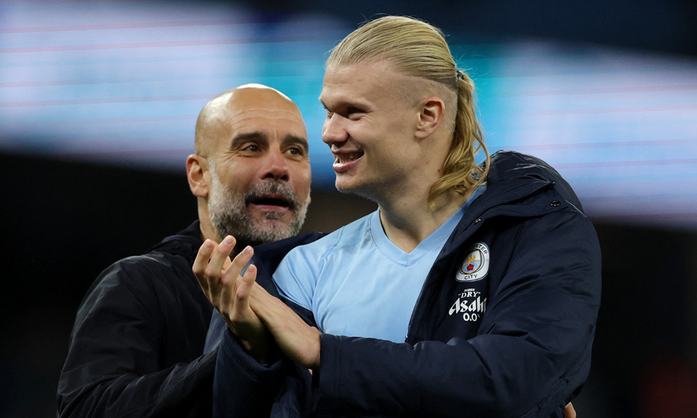 ম্যানচেস্টার সিটির গোলের কেন্দ্রবিন্দু আর্লিং হালান্ড: গার্দিওলা তুলনা মেসি-রোনালদোর সঙ্গে