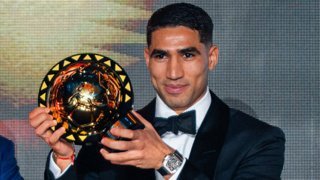 আশরাফ হাকিমি আফ্রিকার বর্ষসেরা ফুটবলারে নির্বাচিত