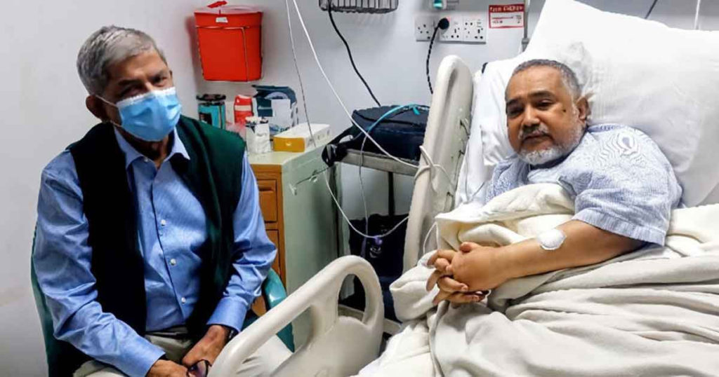 বিএনপি মহাসচিবের হাসপাতালে গিয়ে জামায়াত নেতা তাহেরের শারীরিক অবস্থার খোঁজখবর