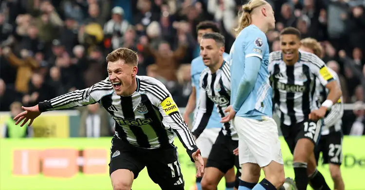 ম্যানচেস্টার সিটি হেরে ২-১ ব্যবধানে ফিরল নিউক্যাসল থেকে