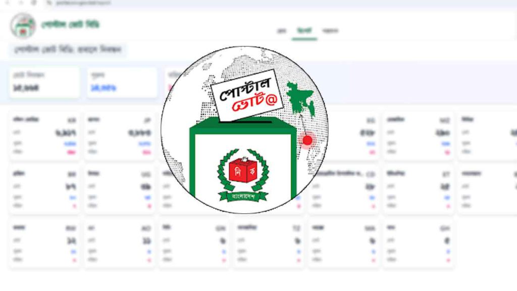 প্রবাসীদের জন্য প্রথমবারের মতো আইটি সাপোর্টেড পোস্টাল ভোট ব্যবস্থা শুরু