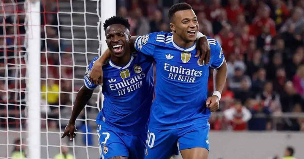 রিয়াল মাদ্রিদকে চ্যাম্পিয়নস লিগে বাঁচালেন এমবাপ্পে