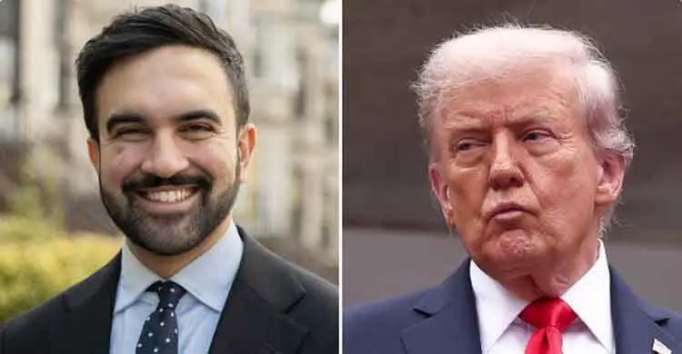 নিউইয়র্কের নতুন মেয়র জোহরান মামদানিকে নিয়ে ট্রাম্পের মন্তব্য: “শহর সামান্য সার্বভৌমত্ব হারিয়েছে”