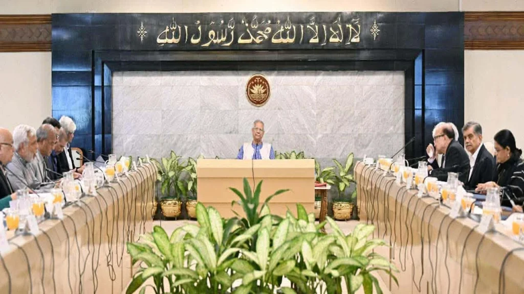 উপদেষ্টা পরিষদ অন্তর্বর্তীকালীন সরকারের তিনটি গুরুত্বপূর্ণ সিদ্ধান্ত অনুমোদন