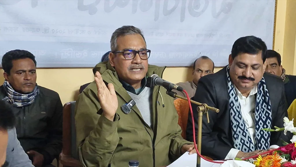 বিএনপির মনোনীত প্রার্থী  চাঁপাইনবাবগঞ্জ-০৩ আসনে নির্বাচনী পরিকল্পনা ও উন্নয়নের প্রতিশ্রুতি দিয়েছেন