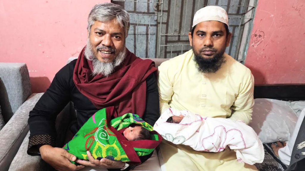 শহীদ ওসমান হাদির নামে যমজ সন্তানের নামকরণ