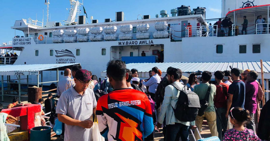 কক্সবাজার–সেন্টমার্টিন নৌরুটে পর্যটকবাহী জাহাজ পুনরায় চালু