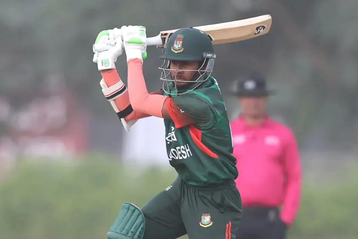 বাংলাদেশ অনূর্ধ্ব-১৯ দলের অধিনায়কশীপে শ্রীলঙ্কার বিপক্ষে এশিয়া কাপে গুরুত্বপূর্ণ স্কোর অর্জন