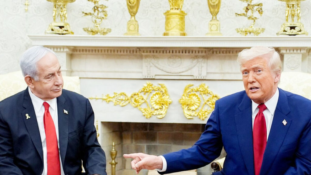 ট্রাম্প-নেতানিয়াহুর বৈঠক: পশ্চিম তীর ইস্যুতে যুক্তরাষ্ট্র ও ইসরায়েলের সম্ভাব্য ঐকমত্য