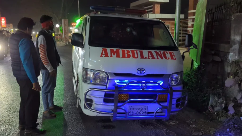 শরীয়তপুরে রোগী বহনকারী অ্যাম্বুলেন্স আটকে রাখার ঘটনায় রোগীর মৃত্যু