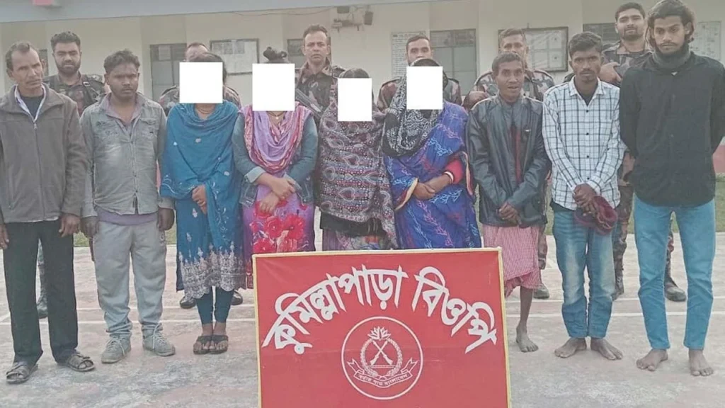 ঝিনাইদহ সীমান্তে ২১ বাংলাদেশিকে ভারত প্রবেশের সময় আটক, উদ্ধার মাদক ও জিনিসপত্র