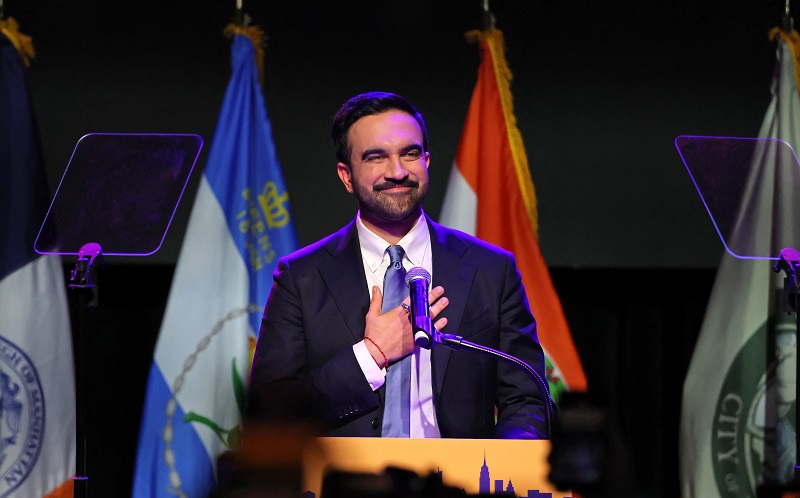 যুক্তরাষ্ট্রের বৃহত্তম শহর নিউ ইয়র্কে জোহরান মামদানির অভিষেক : নিউইয়র্কে ইতিহাসের প্রথম মুসলিম মেয়র