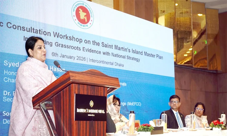 সেন্টমার্টিন দ্বীপ রক্ষায় মাস্টারপ্ল্যান চূড়ান্তকরণের প্রয়োজনীয়তা