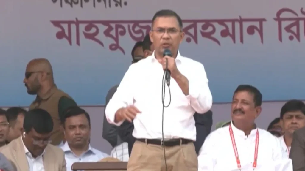 রাজশাহীতে পদ্মা ব্যারেজ ও কৃষি অবকাঠামো উন্নয়নের প্রতিশ্রুতি তারেক রহমানের