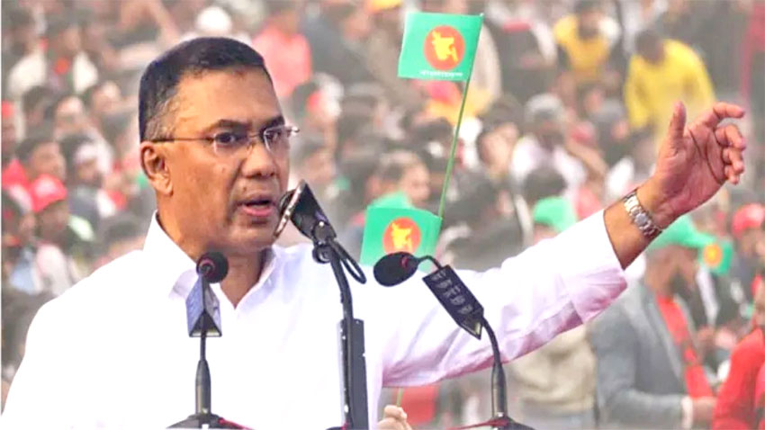 বিএনপির নির্বাচনি প্রচারে মাঠে সরব তারেক রহমান