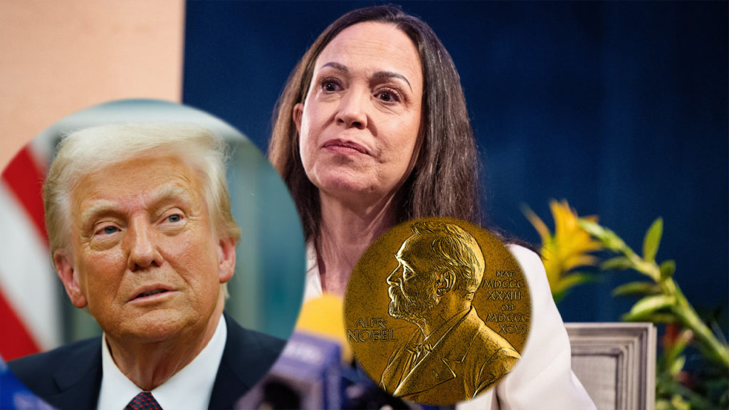 ভেনেজুয়েলার নোবেল শান্তি জয়ী নেত্রী মাচাদো ট্রাম্পের সঙ্গে পুরস্কার ভাগ করার প্রস্তাব দিয়েছেন