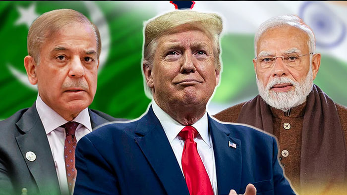 ভারত-পাকিস্তান আকাশ যুদ্ধ থামলো ট্রাম্পের মধ্যস্থতা নিয়ে বিতর্ক