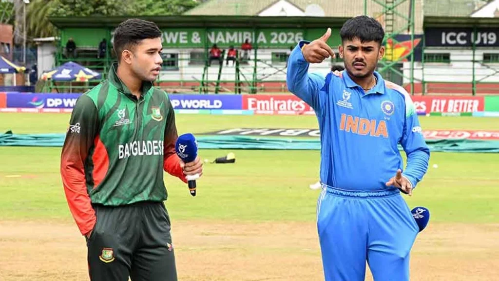 বাংলাদেশ অনূর্ধ্ব-১৯ বিশ্বকাপে ভারতের মুখোমুখি, টস জিতে বোলিং সিদ্ধান্ত