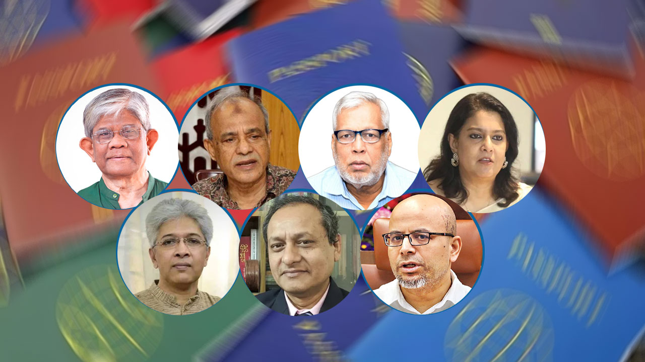 উপদেষ্টা পরিষদের সদস্যদের কূটনৈতিক পাসপোর্ট হস্তান্তর