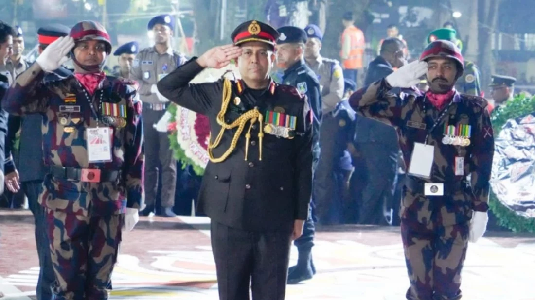 বিজিবি মহাপরিচালকের শহীদদের প্রতি শ্রদ্ধাঞ্জলি