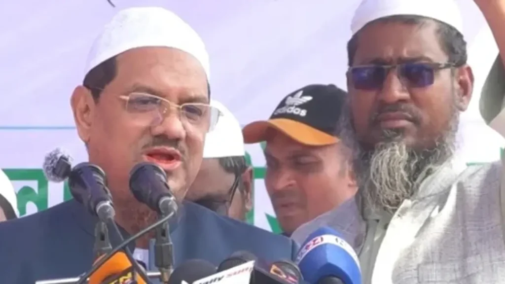 ইসলামের নামে দ্বিচারিতার অভিযোগ চরমোনাই পীরের নির্বাচনী জনসভায়