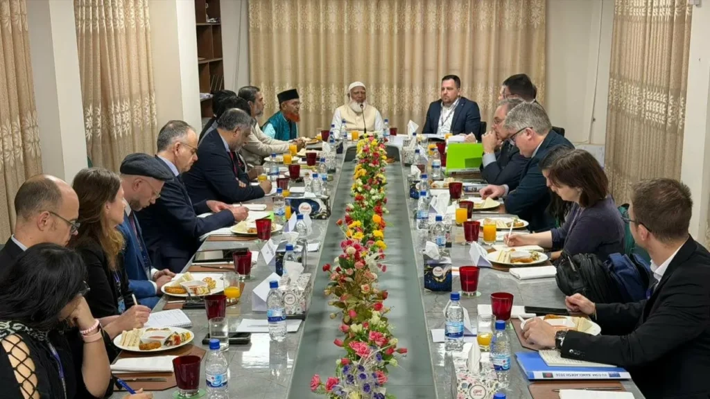 জামায়াত আমীরের সঙ্গে ইইউ নির্বাচন পর্যবেক্ষণ মিশনের প্রধানের বৈঠক, নির্বাচনী পরিবেশ ও পর্যবেক্ষণ নিয়ে আলোচনা