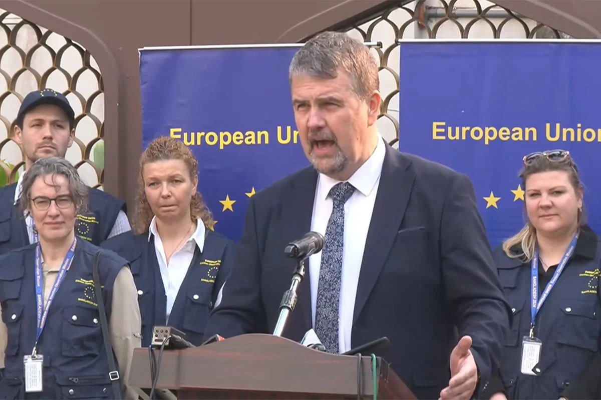 ইউরোপীয় ইউনিয়ন নির্বাচন পর্যবেক্ষক দলের প্রধানের মন্তব্যে ইতিবাচক নির্বাচনী পরিবেশের প্রতিফলন