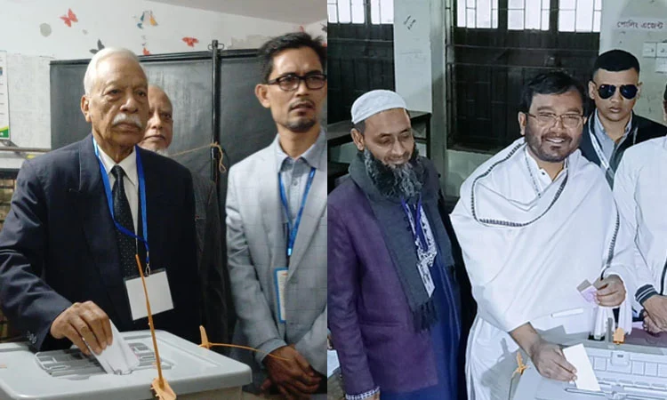 ফেনী-২ (সদর) আসনে ভোট দিয়েছেন বিএনপির ভিপি জয়নাল এবং এবি পার্টির চেয়ারম্যান মঞ্জু
