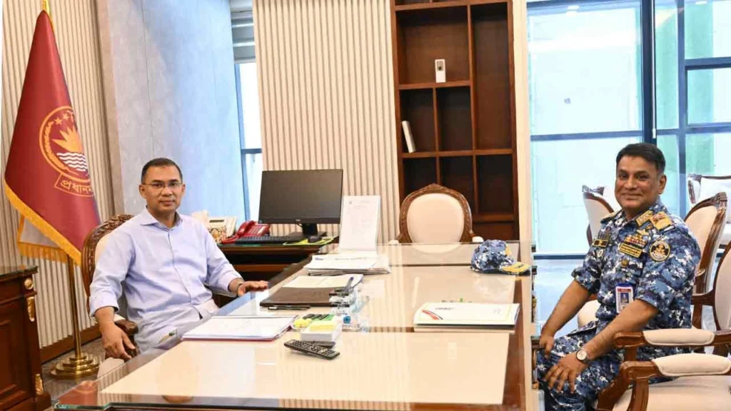 প্রধানমন্ত্রী ও কোস্টগার্ড মহাপরিচালকের সৌজন্য সাক্ষাৎ
