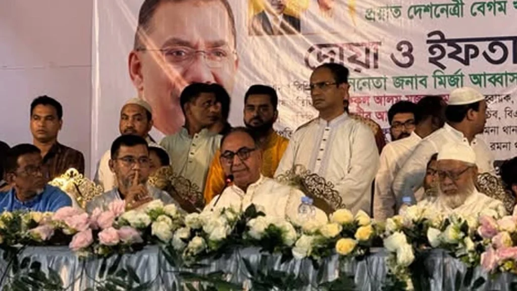 রুব্বিরা শিক্ষা দেয়, মিথ্যা বলা মহাপাপ: প্রধানমন্ত্রীর উপদেষ্টা মির্জা আব্বাস