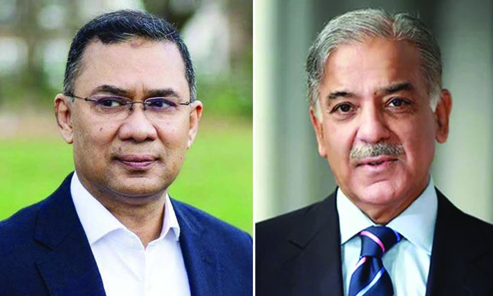 ঈদ উপলক্ষে তারেক রহমান ও শাহবাজ শরীফের টেলিফোনে শুভেচ্ছা বিনিময়