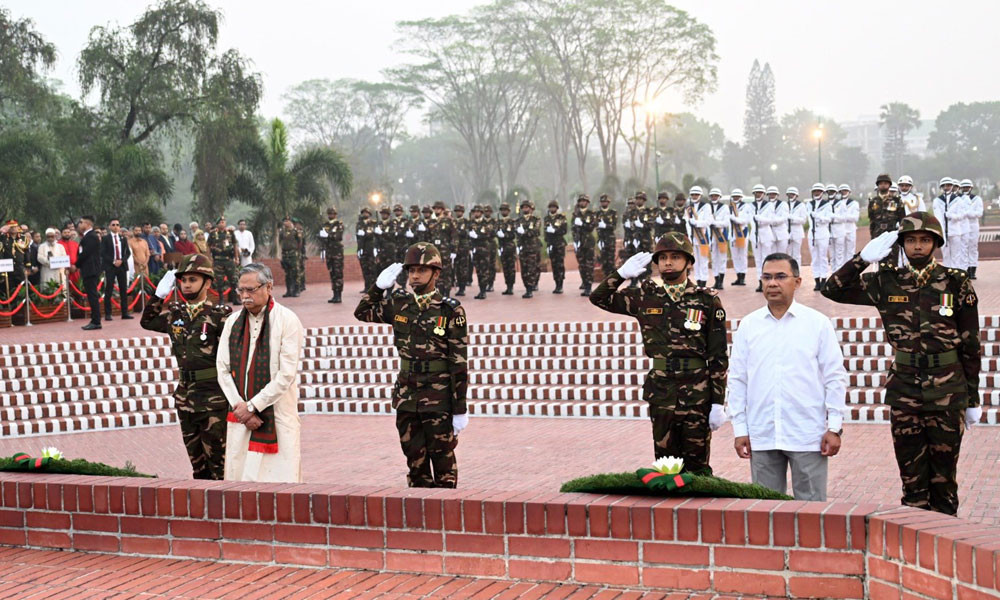 স্বাধীনতা দিবসে জাতীয় স্মৃতিসৌধে রাষ্ট্রপতি ও প্রধানমন্ত্রীর শ্রদ্ধা নিবেদন