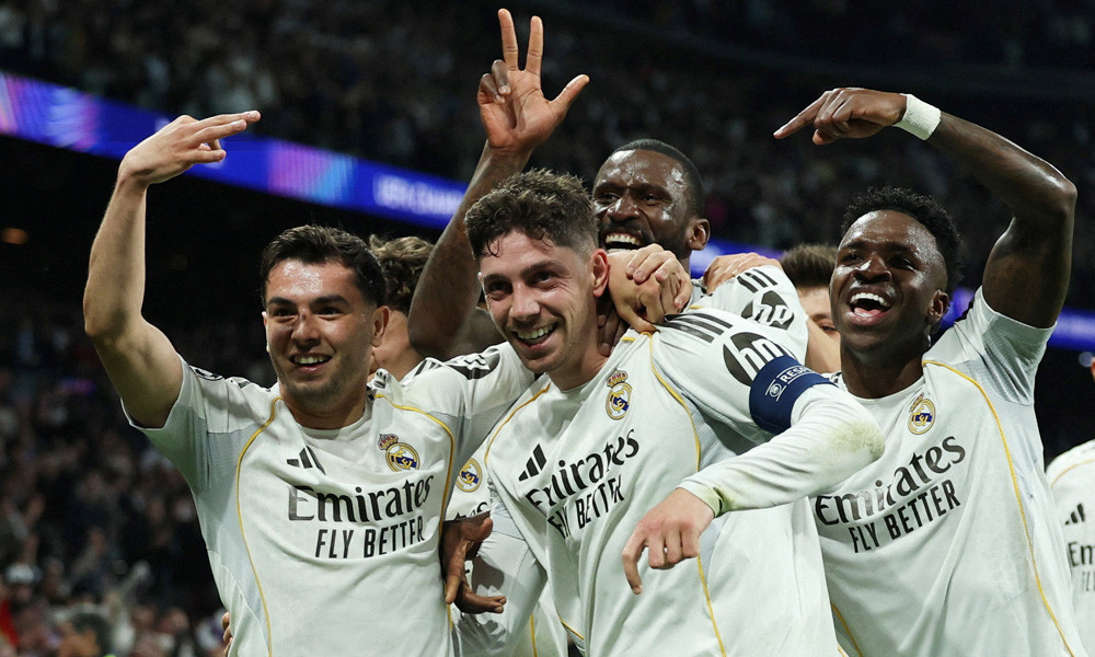 ভালভার্দের হ্যাটট্রিকে চ্যাম্পিয়নস লিগে ম্যানচেস্টার সিটির বিপক্ষে রিয়াল মাদ্রিদের বড় জয়