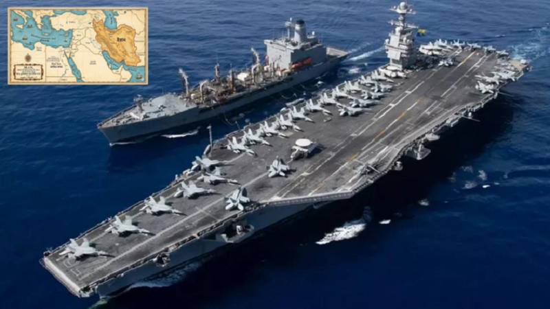 যুক্তরাষ্ট্রের বৃহত্তম রণতরী ইউএসএস জেরাল্ড ফোর্ড লোহিত সাগরে স্থানান্তর