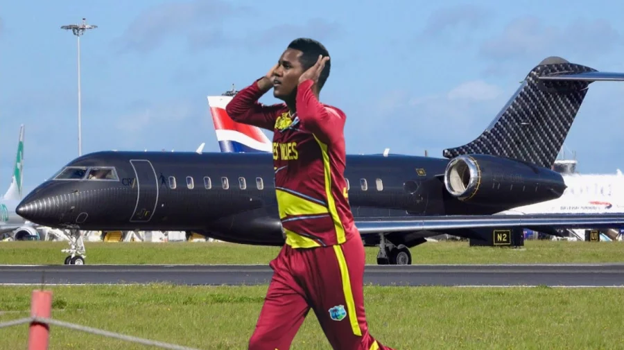 ওয়েস্ট ইন্ডিজের দল চার্টার ফ্লাইটে দেশে ফেরার পথে নিরাপত্তা ও আন্তর্জাতিক বিমান চলাচলের জটিলতায় বিরোধে