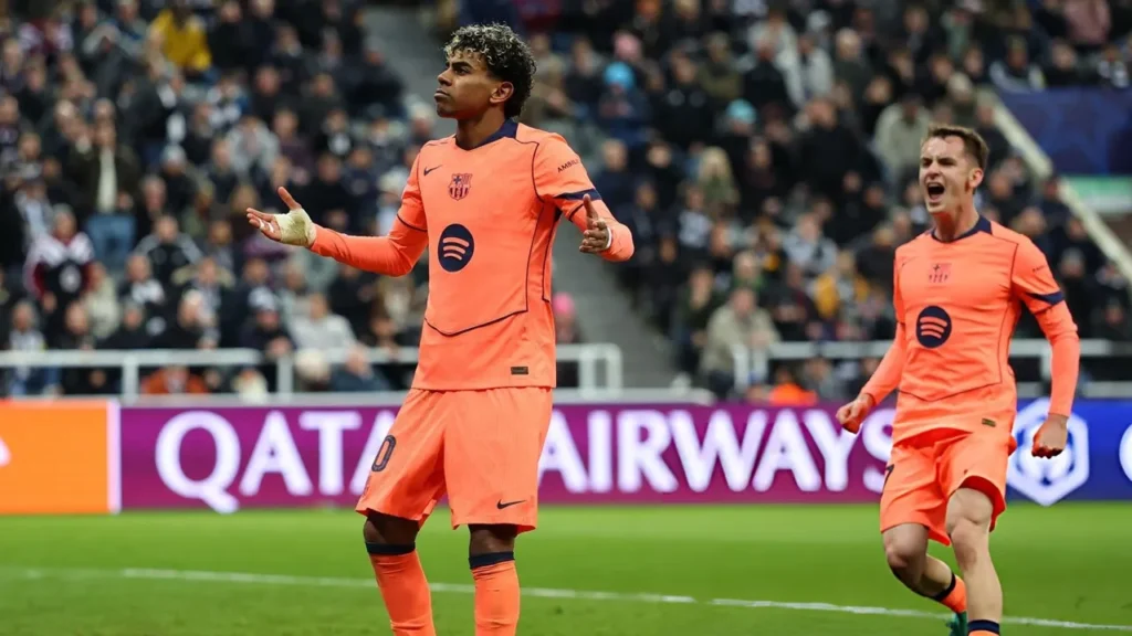 বার্সেলোনা শেষ মুহূর্তের পেনাল্টিতে সমতা ফিরিয়েছে নিউক্যাসলের সঙ্গে