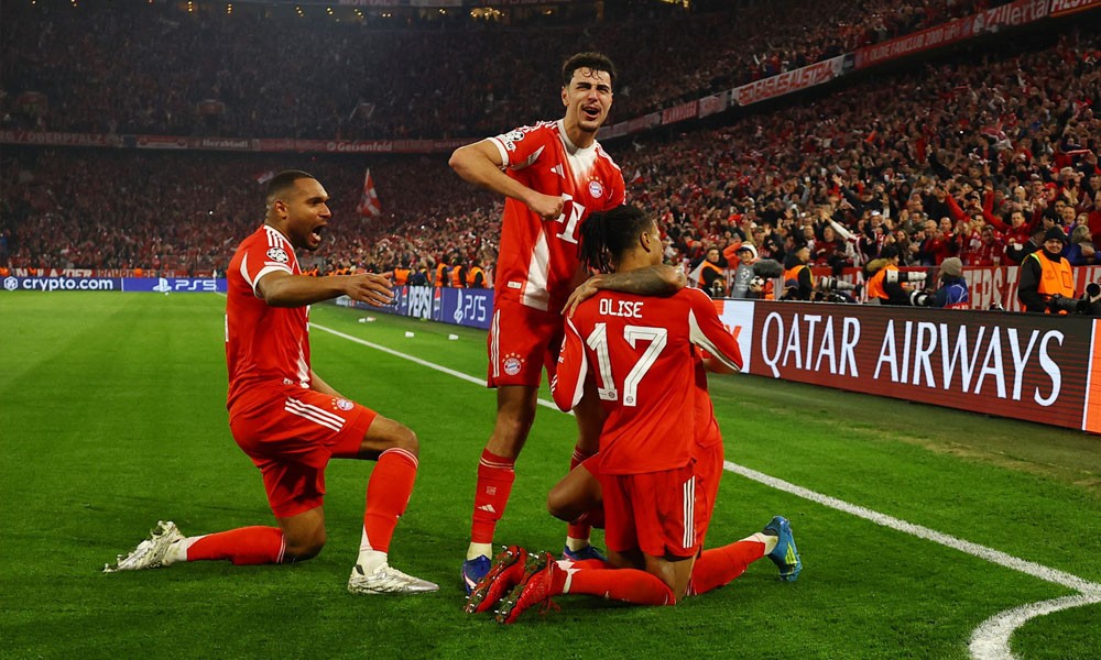 চ্যাম্পিয়নস লিগ কোয়ার্টার ফাইনাল থেকে রিয়ালের বিদায়, সেমিতে বায়ার্ন