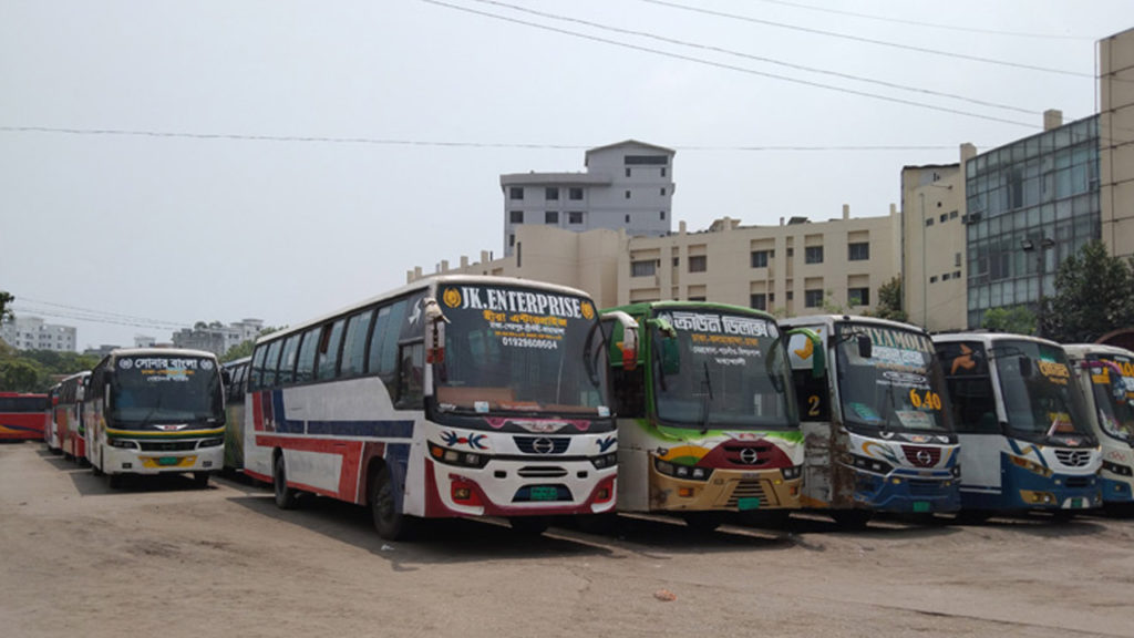 রাজধানীতে অনুমোদনহীন বাস কাউন্টার অপসারণের নির্দেশ