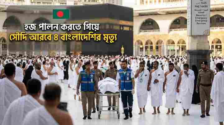 সৌদি আরবে চার বাংলাদেশি হজযাত্রীর মৃত্যু: পৌঁছেছেন ৩৫ হাজার ৭৬৬ জন
